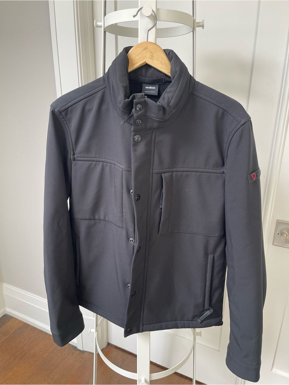 Woolrich Men’s Dark Gray Softshell Jacket